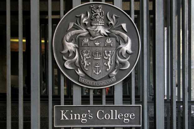 ​英国伦敦国王学院毕业证书模板