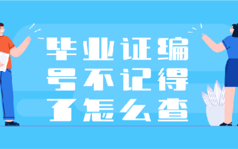 毕业证编号不记得了怎么查