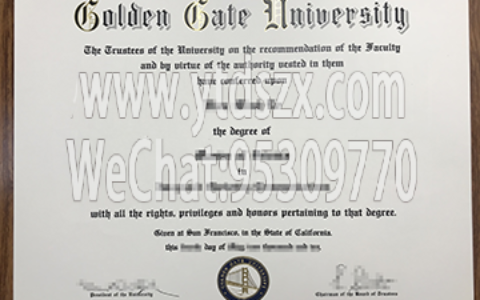 美国金门大学毕业证样本(图文)