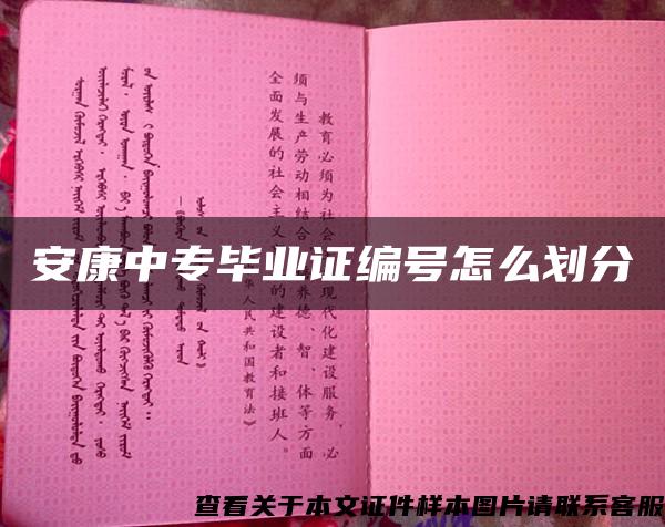 安康中专毕业证编号怎么划分