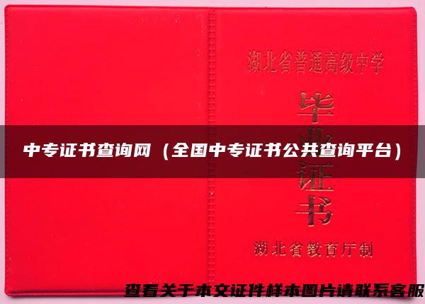 中专证书查询网(全国中专证书公共查询平台) 中专证书查询网(全国中专证书公共查询平台)