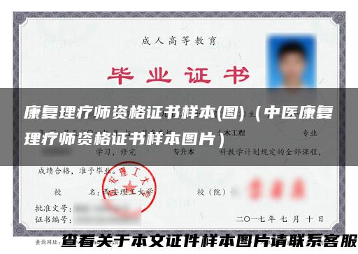 康复理疗师资格证书样本(图)（中医康复理疗师资格证书样本图片）