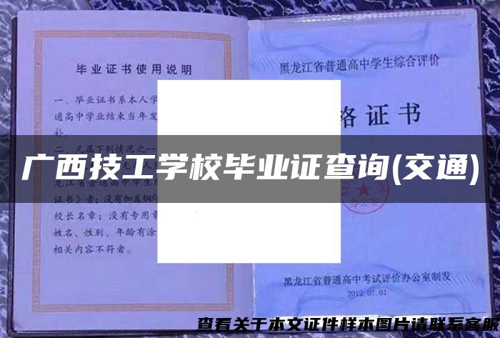 广西技工学校毕业证查询(交通)