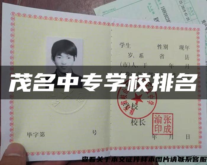 茂名中专学校排名 茂名中专学校排名