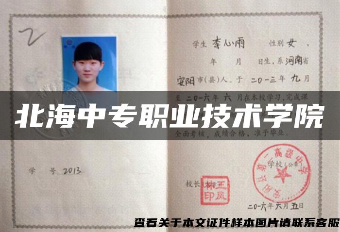 北海中专职业技术学院
