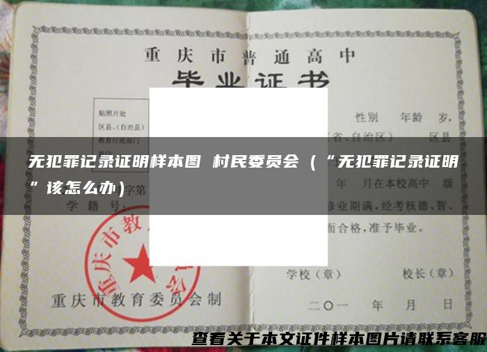 无犯罪记录证明样本图 村民委员会（“无犯罪记录证明”该怎么办）