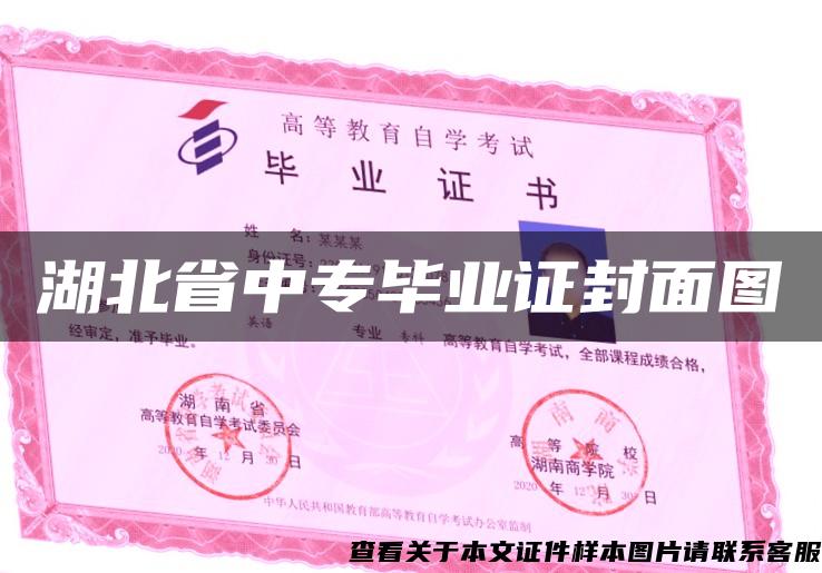 湖北省中专毕业证封面图