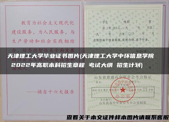 天津理工大学毕业证书图片(天津理工大学中环信息学院 2022年高职本科招生章程 考试大纲 招生计划) 天津理工大学毕业证书图片(天津理工大学中环信息学院 2022年高职本科招生章程 考试大纲 招生计划)