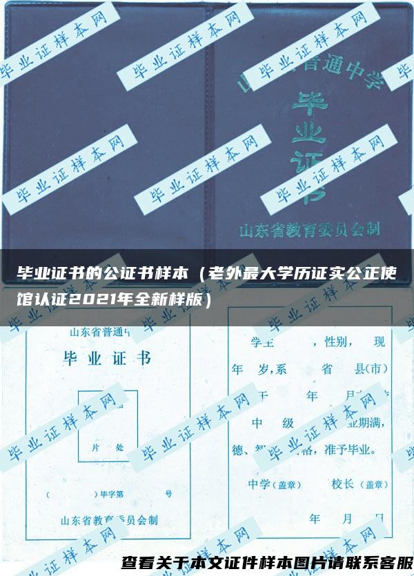毕业证书的公证书样本(老外最大学历证实公正使馆认证2021年全新样版) 毕业证书的公证书样本(老外最大学历证实公正使馆认证2021年全新样版)