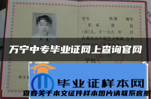 万宁中专毕业证网上查询官网 万宁中专毕业证网上查询官网