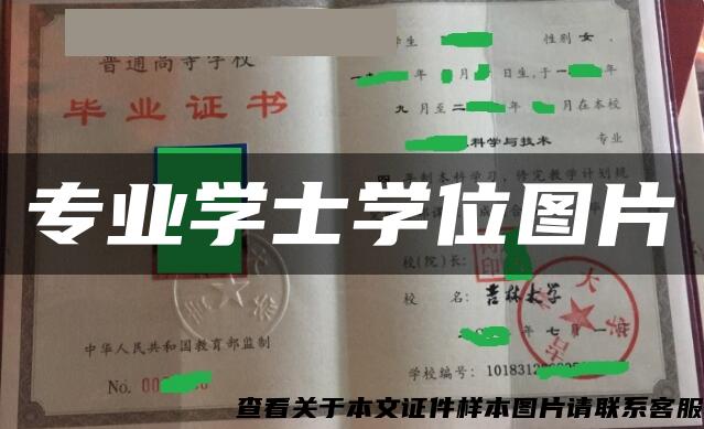 专业学士学位图片