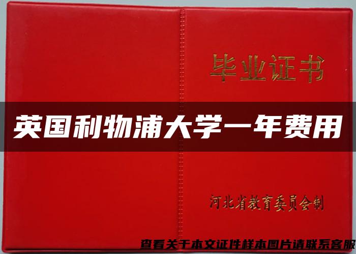 英国利物浦大学一年费用