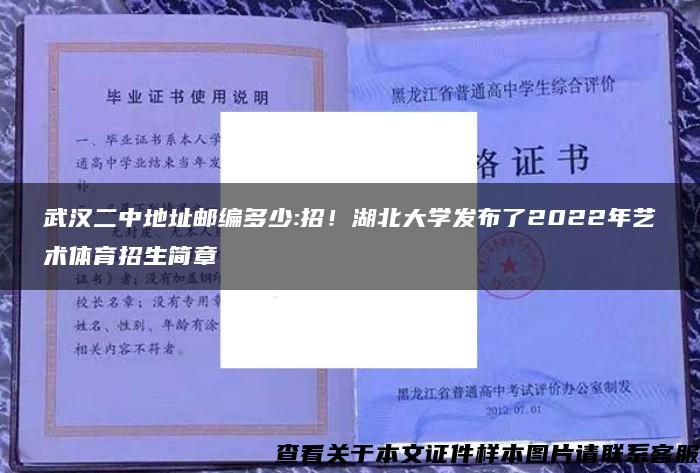 武汉二中地址邮编多少:招！湖北大学发布了2022年艺术体育招生简章