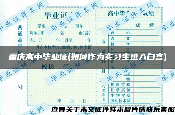 重庆高中毕业证(如何作为实习生进入白宫) 重庆高中毕业证(如何作为实习生进入白宫)