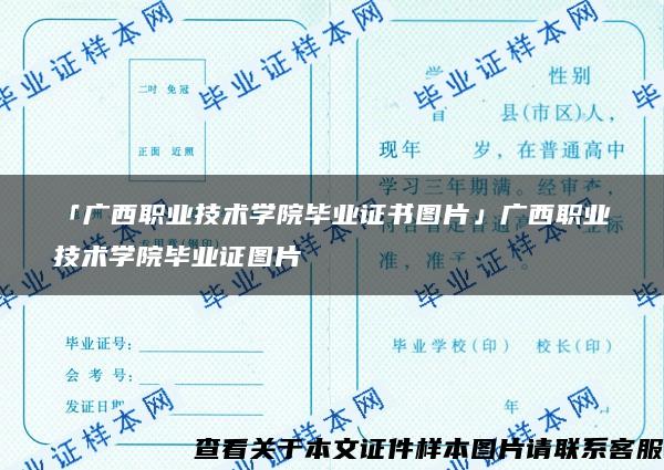 「广西职业技术学院毕业证书图片」广西职业技术学院毕业证图片 「广西职业技术学院毕业证书图片」广西职业技术学院毕业证图片