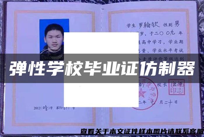 弹性学校毕业证仿制器 弹性学校毕业证仿制器