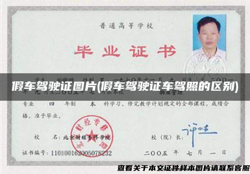 假车驾驶证图片(假车驾驶证车驾照的区别) 假车驾驶证图片(假车驾驶证车驾照的区别)