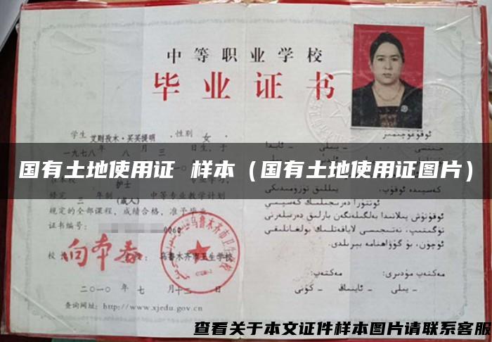 国有土地使用证 样本（国有土地使用证图片）