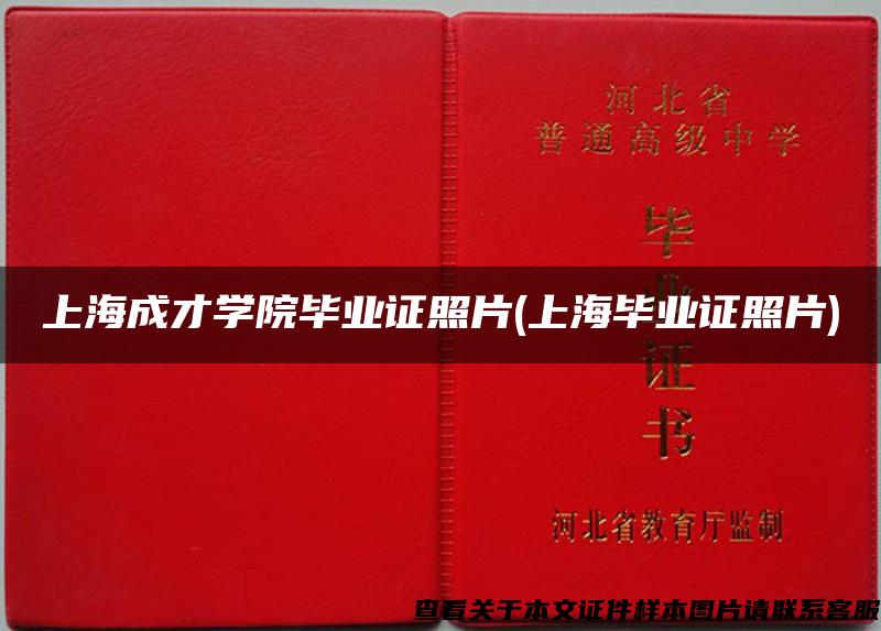上海成才学院毕业证照片(上海毕业证照片)