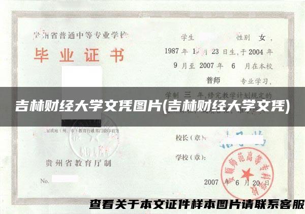吉林财经大学文凭图片(吉林财经大学文凭) 吉林财经大学文凭图片(吉林财经大学文凭)