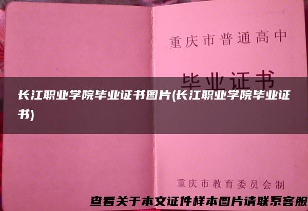 长江职业学院毕业证书图片(长江职业学院毕业证书)