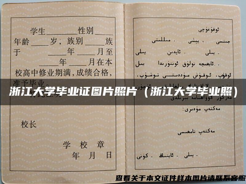 浙江大学毕业证图片照片(浙江大学毕业照) 浙江大学毕业证图片照片(浙江大学毕业照)