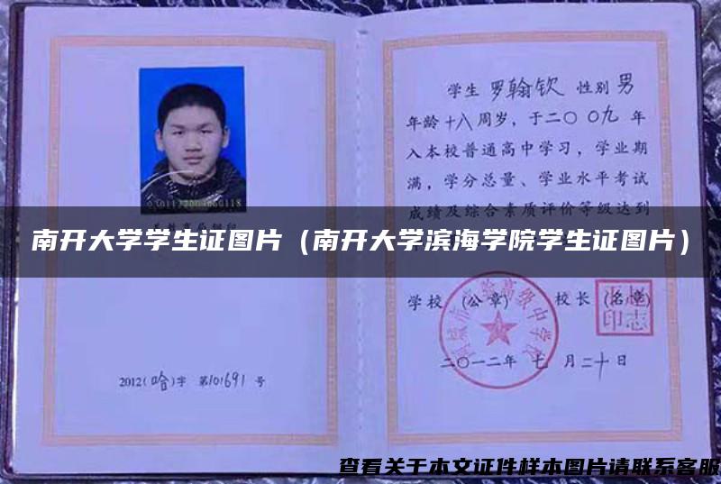 南开大学学生证图片(南开大学滨海学院学生证图片) 南开大学学生证图片(南开大学滨海学院学生证图片)