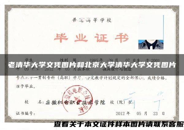 老清华大学文凭图片和北京大学清华大学文凭图片