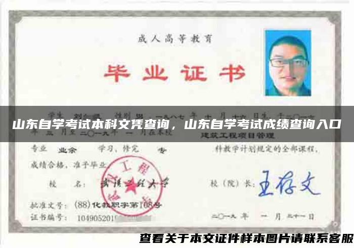 山东自学考试本科文凭查询,山东自学考试成绩查询入口 山东自学考试本科文凭查询,山东自学考试成绩查询入口