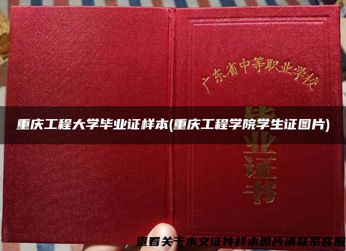 重庆工程大学毕业证样本(重庆工程学院学生证图片)