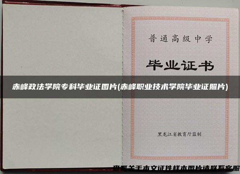 赤峰政法学院专科毕业证图片(赤峰职业技术学院毕业证照片)