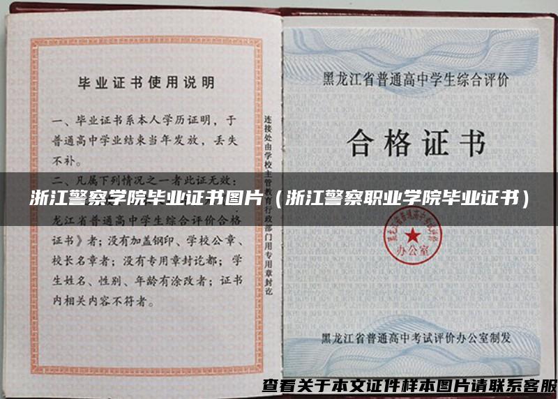 浙江警察学院毕业证书图片(浙江警察职业学院毕业证书) 浙江警察学院毕业证书图片(浙江警察职业学院毕业证书)