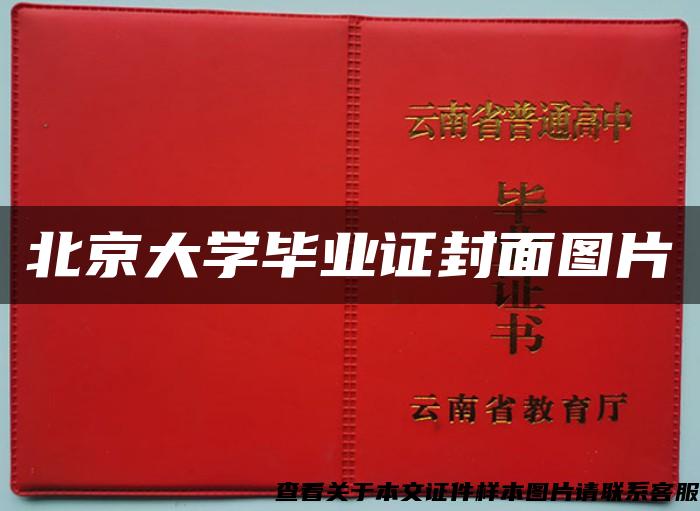 北京大学毕业证封面图片