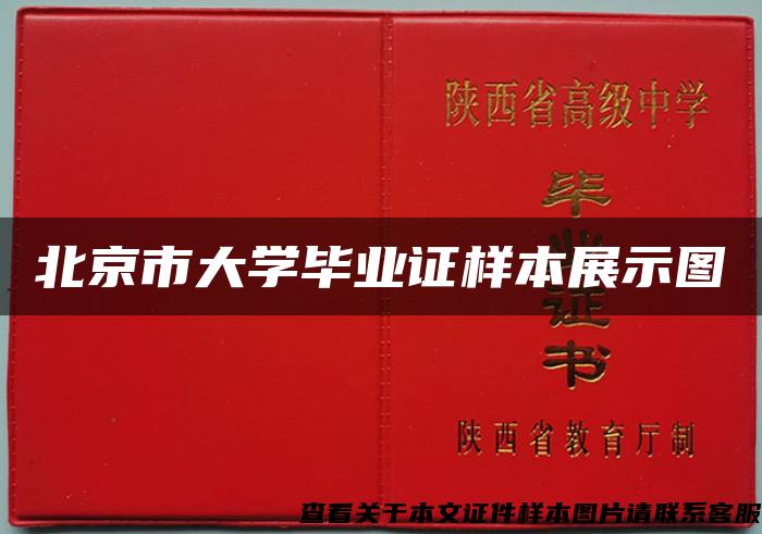 北京市大学毕业证样本展示图