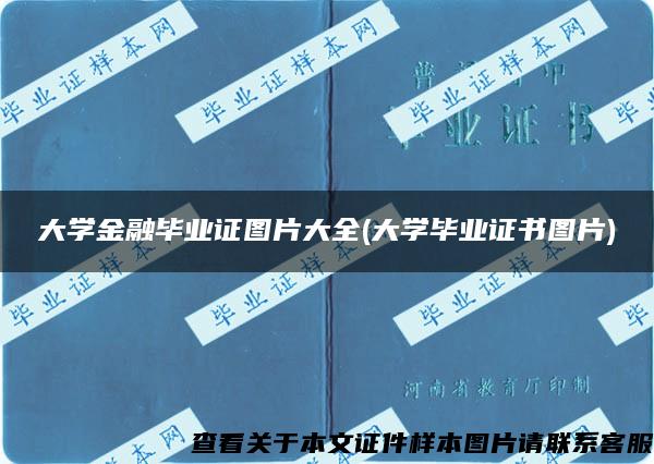 大学金融毕业证图片大全(大学毕业证书图片) 大学金融毕业证图片大全(大学毕业证书图片)