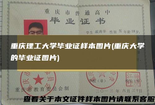 重庆理工大学毕业证样本图片(重庆大学的毕业证图片)