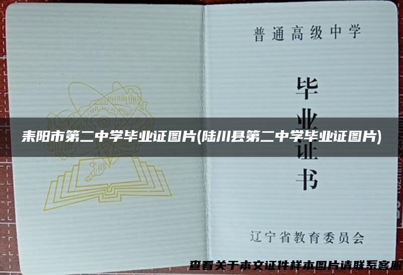 耒阳市第二中学毕业证图片(陆川县第二中学毕业证图片)