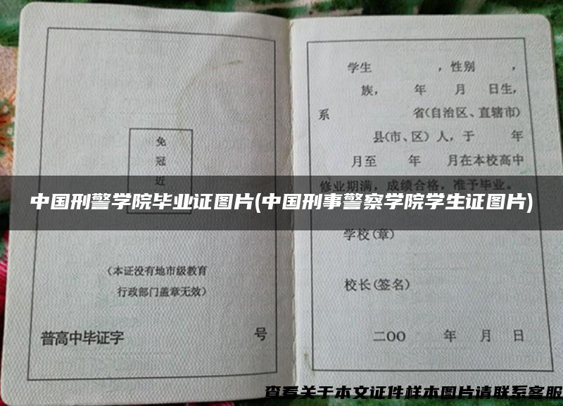 中国刑警学院毕业证图片(中国刑事警察学院学生证图片)