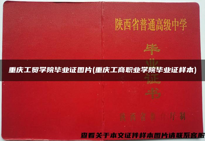 重庆工贸学院毕业证图片(重庆工商职业学院毕业证样本)