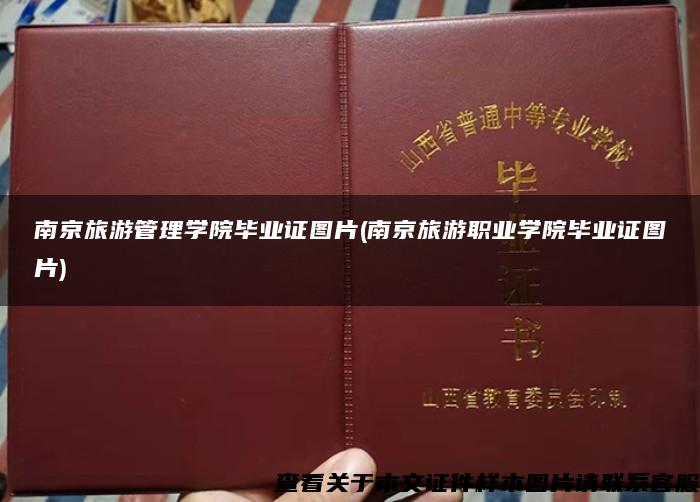 南京旅游管理学院毕业证图片(南京旅游职业学院毕业证图片)