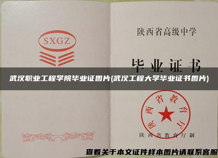 武汉职业工程学院毕业证图片(武汉工程大学毕业证书图片)