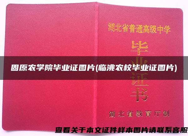 固原农学院毕业证图片(临洮农校毕业证图片)