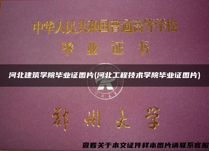 河北建筑学院毕业证图片(河北工程技术学院毕业证图片)