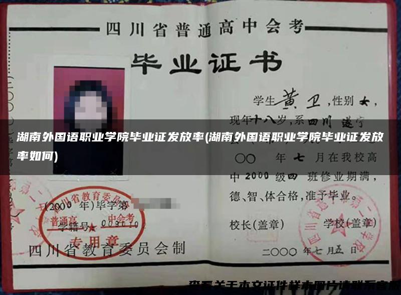 湖南外国语职业学院毕业证发放率(湖南外国语职业学院毕业证发放率如何)