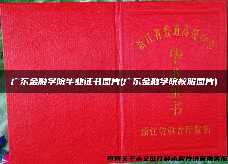 广东金融学院毕业证书图片(广东金融学院校服图片)