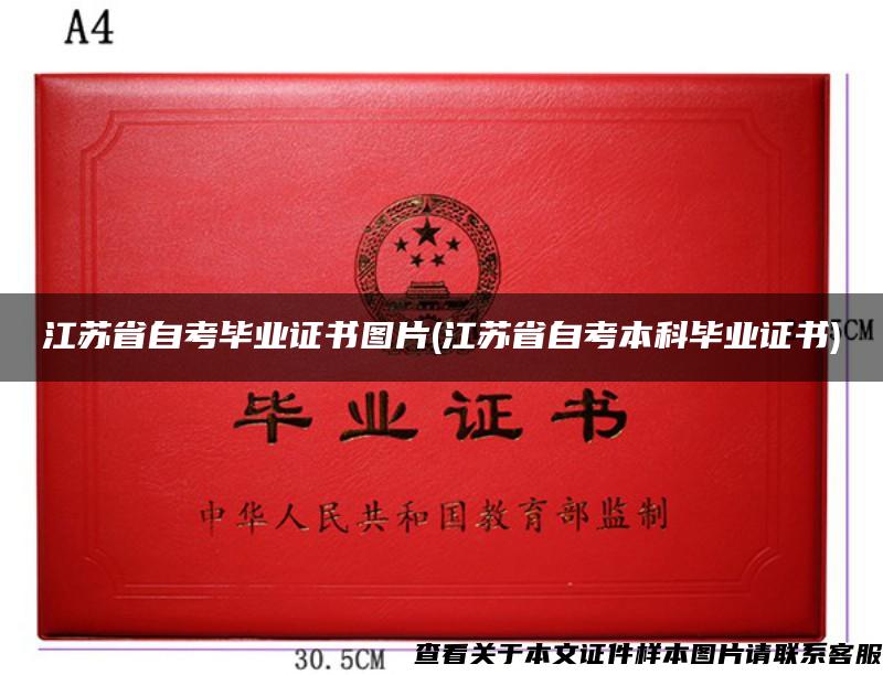 江苏省自考毕业证书图片(江苏省自考本科毕业证书)