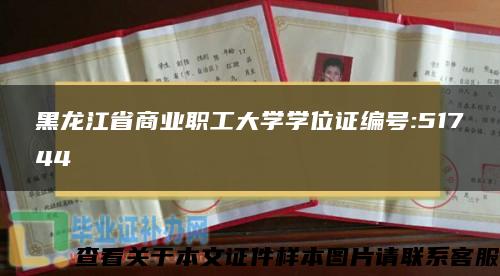 黑龙江省商业职工大学学位证编号:51744