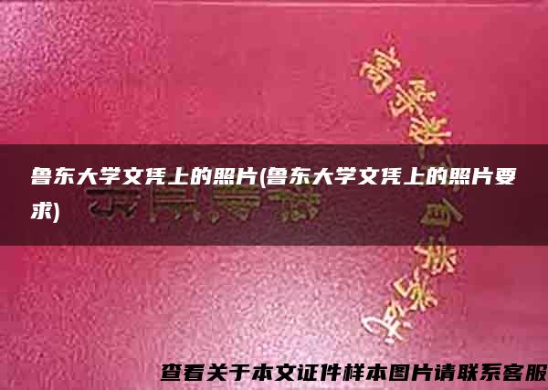 鲁东大学文凭上的照片(鲁东大学文凭上的照片要求)