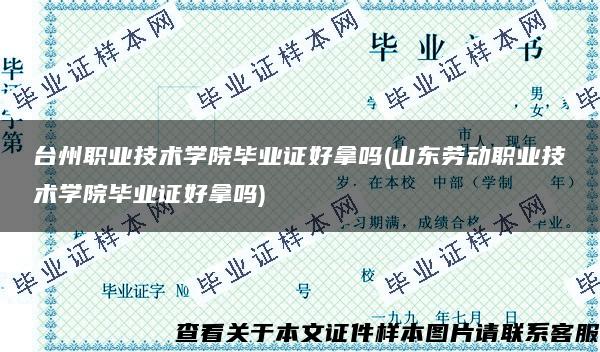 台州职业技术学院毕业证好拿吗(山东劳动职业技术学院毕业证好拿吗)