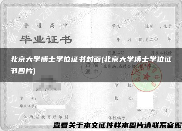 北京大学博士学位证书封面(北京大学博士学位证书图片)